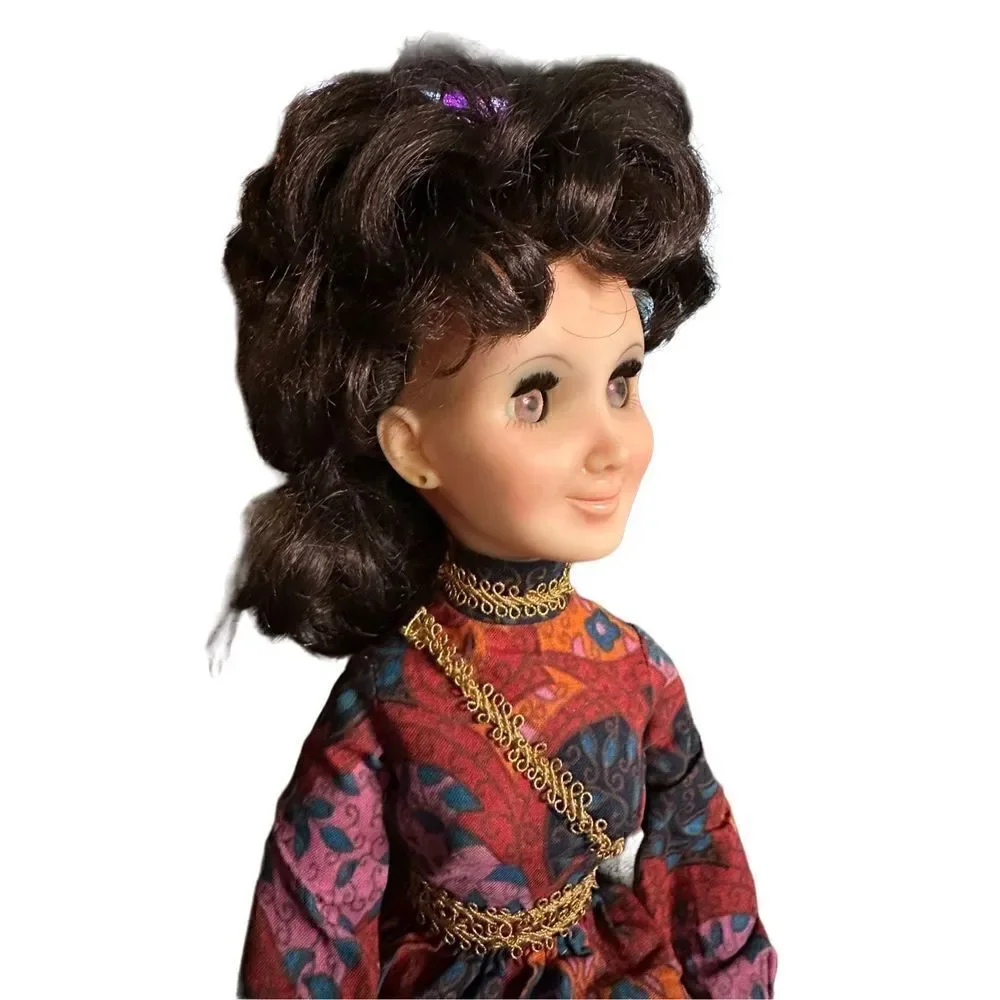 Vintage Hasbro 1972 Aimee Doll Brunette Mother Brown Eye Fashion Twist Waist 18”